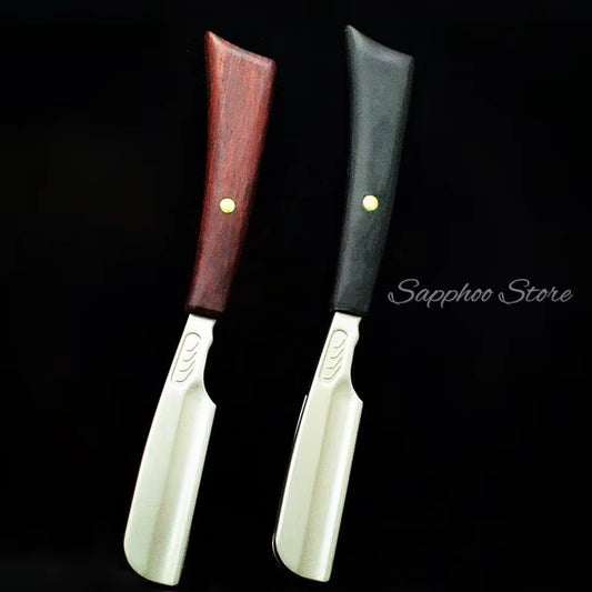 Maquinilla de Afeitar Vintage para Peluquería – Soporte para Cuchillas Feather